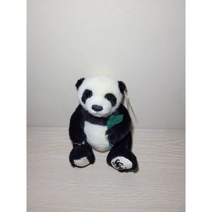 Gund WWF Panda Bear Plush Stuffed Animal New 7" 25 Years in China